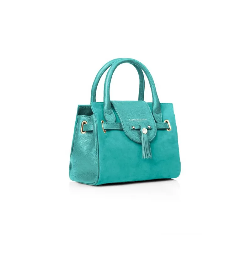 Fairfax and Favor Mini Windsor Bag in Turquoise-2